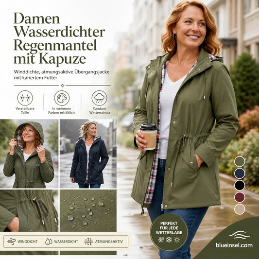 💖LETZTER TAG: 25% RABATT✨🧥 Schick. Leicht. Wasserdicht: Stil und Langlebigkeit in jedem Wetter!2