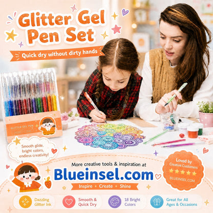 🎁LETZTER TAG DER AKTION 50% RABATT🔥Glitzer-Gelstifte-Set3
