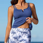 🏖️Summer Cool Deal: 50% OFF🏝️ZWEITEILIGES TANKINI-SET MIT BAUCHANSATZ