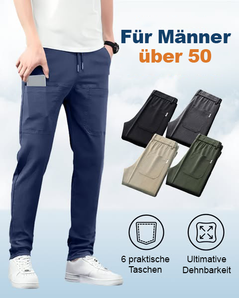 👖Letzter Tag 68% Rabatt!🏆MultiPants – Hochelastische, strapazierfähige Cargohose mit vielen Taschen2