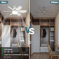 🏆 LETZTER TAG – 49 % RABATT! 🔥40W LED-Deckenventilator mit Licht – 52 cm (20,5“), extrem leise, inkl. Fernbedienung 🎯E27-Fassung + KOSTENLOSER B22-Adapter 🔌Ideal für Schlafzimmer 😴, Küche 👩‍🍳 & Werkstatt 🛠️