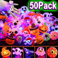 🔥🎃 Heisse Aktion zur Grusel-Saison 50% RABATT‼️✨ LED leuchtender Halloween-Ring 💍 | Blinkendes Party-Gadget für Halloween-Abende👻