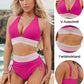 🎁Letzter Tag 49 % Rabatt – 2025 Bikini-Sets mit hoher Taille und Bauchkontrolle im Farbblockdesign