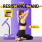 💎🔥 Heute -50 %! 💪Multifunktionales Pedal-Widerstandsband, elastisches Zugseil für das Fitnesstraining, Ganzkörpertraining für das Heim-Fitnessstudio, Sit-ups, Yoga, Bauchmuskeltraining – Summervibes