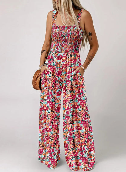 🏖️Sommer-Rabattaktion 50% OFF🌼Damen Casual Print Ärmellose Overalls Jumpsuits
