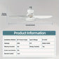 🏆 LETZTER TAG – 49 % RABATT! 🔥40W LED-Deckenventilator mit Licht – 52 cm (20,5“), extrem leise, inkl. Fernbedienung 🎯E27-Fassung + KOSTENLOSER B22-Adapter 🔌Ideal für Schlafzimmer 😴, Küche 👩‍🍳 & Werkstatt 🛠️