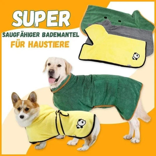 🔥Weihnachtsverkauf 49% Rabatt🔥-🐶Super saugfähiger Bademantel für Haustiere