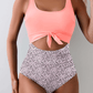 ❤️Einteiliger Badeanzug mit Bauchbetonung und Schnürung für Damen🩱