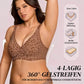 🔥Ultra straffender Leopardendruck-BH ohne Bügel | Damen BH ohne Bügel👍Keine hängenden Brüste mehr