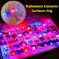 🔥🎃 Heisse Aktion zur Grusel-Saison 50% RABATT‼️✨ LED leuchtender Halloween-Ring 💍 | Blinkendes Party-Gadget für Halloween-Abende👻