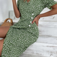 🌷Frühling Vorverkauf 49% Rabatt🍃Damen Freizeitkleid Wickelkleid Blumenkleid