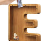 Benutzerdefinierte A-Z-Namen Holz Spardose Münze Sparschwein-Geschenk für Kinder-4