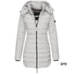 🔥Mittellange wattierte Winterjacke für Frauen, einfarbige, warme Kapuzenjacke👍【Kostenloser Versand】
