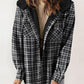 🎁✨HEISSER VERKAUF 49% RABATT✨Damen Herbst und Winter verdickter Flanell langärmelige karierte Kapuzenjacke