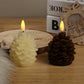 🎅✨Weihnachtsverkauf 49% Rabatt🎄Flammenlose LED-Tannenzapfenkerzen für die Feiertagsdekoration