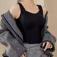✨2024 Neu💖Verdicktes, warmes Tanktop mit integriertem BH