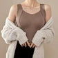 ✨2024 Neu💖Verdicktes, warmes Tanktop mit integriertem BH
