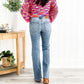 ✨Letzter Tag 49% RABATT - ✨Bootcut-Jeans mit Knopffalte für Frauen