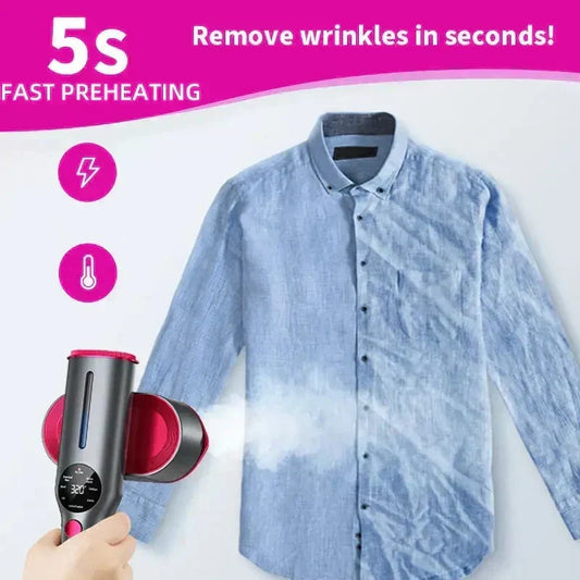 🥳2026! 50 % RABATT!💞2‑in‑1 Dampfbügeleisen & Dampfglätter, tötet 99,99 % Milben&Bakterien, 5‑Sek‑Schnellaufheizung, Keramik‑Bügelsohle 🛡️🌿