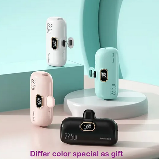 ⏰Begrenztes Angebot – 50 % Rabatt!🔥 Mini-Powerbank 5000 mAh – Ultra-kompakt & universell kompatibel🔋📱