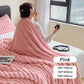 🛏️Dicke Plüschdecke mit Kaninchenmotiv und Milchvelours-Bezug🫧Kuscheln Sie sich in ultimativen Komfort🫧