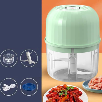 🔥 Heute -50 %! 🥕 Kabelloser Mini-Zerkleinerer für Küche & Haushalt