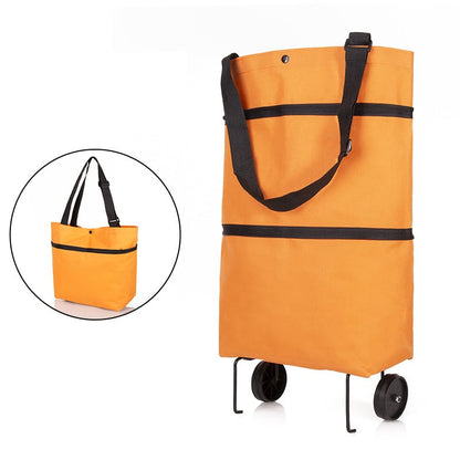 🌸LETZTER TAG ZUM SONDERPREIS!!🌸🛒 Faltbarer Einkaufswagen – Rollende Einkaufstasche, schont Ihren Rücken!