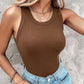 🔥Sommer-Bestseller🔥 Damen-Tanktop gerippt mit eingebautem BH