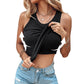 🔥Sommer-Bestseller🔥 Damen-Tanktop gerippt mit eingebautem BH