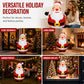 🔥50% RABATT! ❤️150cm Inflatable Santa Claus Tumbler with LED Light Christmas Outdoor Party Decoration