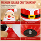 🔥50% RABATT! ❤️150cm Inflatable Santa Claus Tumbler with LED Light Christmas Outdoor Party Decoration