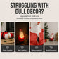 🔥50% RABATT! ❤️150cm Inflatable Santa Claus Tumbler with LED Light Christmas Outdoor Party Decoration