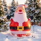 🔥50% RABATT! ❤️150cm Inflatable Santa Claus Tumbler with LED Light Christmas Outdoor Party Decoration