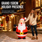 🔥50% RABATT! ❤️150cm Inflatable Santa Claus Tumbler with LED Light Christmas Outdoor Party Decoration