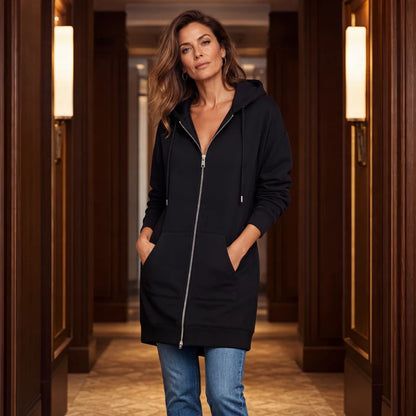 🎁🔥Letzter Tag des Ausverkaufs 50 % RABATT🔥Damen Freizeit-Fleece-Hoodies mit Reißverschluss