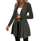 🧥 Elegante offene Strickjacke für Damen – Weicher Materialmix, vielseitig kombinierbar & zeitlos elegant | Perfekt für Alltag, Büro & besondere Anlässe – Jetzt -50%!