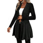 🧥 Elegante offene Strickjacke für Damen – Weicher Materialmix, vielseitig kombinierbar & zeitlos elegant | Perfekt für Alltag, Büro & besondere Anlässe – Jetzt -50%!