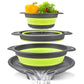 🔥 BEGRENZTES ANGEBOT: KOSTENLOSER VERSAND! 🥗 Multifunktionales, zusammenklappbares Sieb – Abtropfgestell mit Auffangschale, kompakt und praktisch für die Küche ✨