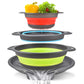 🔥 BEGRENZTES ANGEBOT: KOSTENLOSER VERSAND! 🥗 Multifunktionales, zusammenklappbares Sieb – Abtropfgestell mit Auffangschale, kompakt und praktisch für die Küche ✨