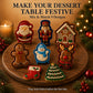 🔥🎁 🥳🎄 Weihnachtliches geprägtes Mini‑Kuchenförmchen‑Set | 8 festliche Motive für die Weihnachtsbäckerei