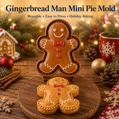 🔥🎁 🥳🎄 Weihnachtliches geprägtes Mini‑Kuchenförmchen‑Set | 8 festliche Motive für die Weihnachtsbäckerei