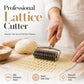 🔥🥧 **50% RABATT!!** 🔪 Gitterroller für Teig – Professioneller Gitter Schneider mit Edelstahlklingen | Premium Qualität