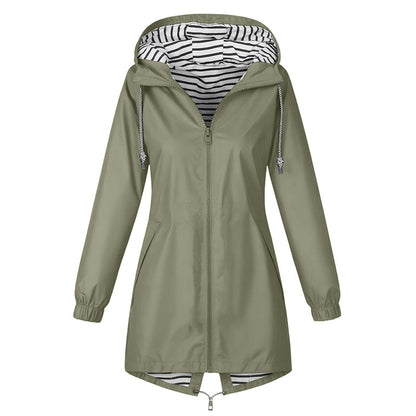 📢📢 Kostenloser Versand!🎉✨ Wasserdichte Outdoor-Kapuzenjacke für Damen 🌧🧥