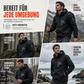 📢🎉50%Rabatt!!!🛍️✨Herren-Outdoor-Windjacke mit abnehmbarer Kapuze
