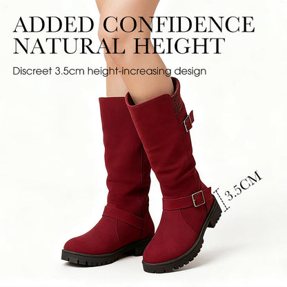 🎅 50 % Rabatt! Festliche Vorratssale👢Damen Slouchy Boots bis zur mittleren Wade🎁