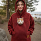 🔔 Letzte 100 Stück –🐱🐶❤️solange der Vorrat reicht! Unisex-Haustierträger-Kapuzenpullover aus Plüsch 2