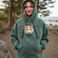 🔔 Letzte 100 Stück –🐱🐶❤️solange der Vorrat reicht! Unisex-Haustierträger-Kapuzenpullover aus Plüsch 2