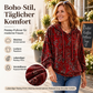 📢🎉50%Rabatt!!!🛍️✨Damen-Kapuzenpullover mit Paisley-Print und Kordelzug