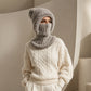 🥳Über 50.000 verkauft! 50% Rabatt!🥳 Damen Winter Einteilige Gestrickte Mütze Schal Maske