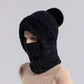 🥳Über 50.000 verkauft! 50% Rabatt!🥳 Damen Winter Einteilige Gestrickte Mütze Schal Maske